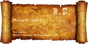 Muladi Dolli névjegykártya